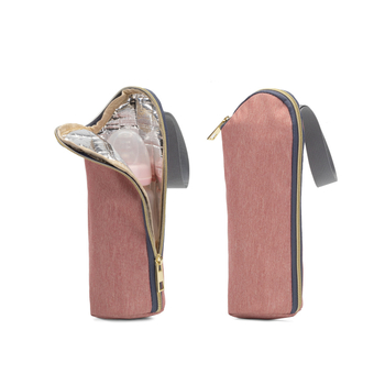 Чанта за бутилка за мама, кука, лесна за излизане, термоизолационна чанта за бутилка, закачена за бебешка кола, термоизолационна чанта за бутилка