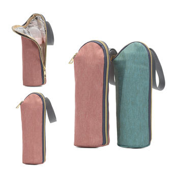 Чанта за бутилка за мама, кука, лесна за излизане, термоизолационна чанта за бутилка, закачена за бебешка кола, термоизолационна чанта за бутилка