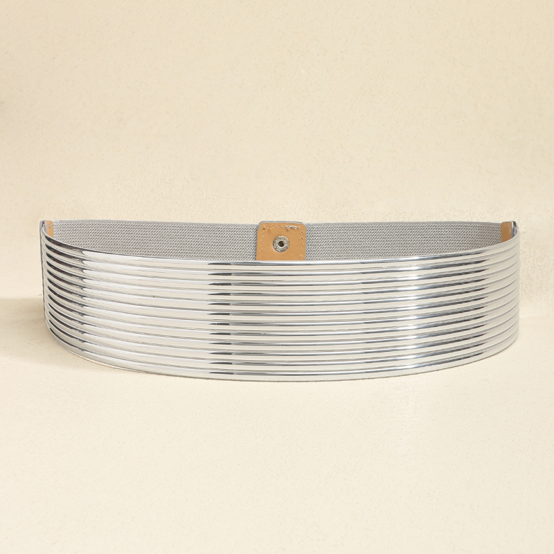 Dekoratiivne kleidivöö kuldne pikk vöökoht, moodne elastne lai vöö, universaalsed kleidiaksessuaarid Euroopa ja Ameerika piiriülene