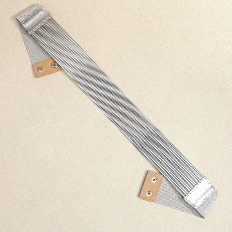 Dekoratiivne kleidivöö kuldne pikk vöökoht, moodne elastne lai vöö, universaalsed kleidiaksessuaarid Euroopa ja Ameerika piiriülene