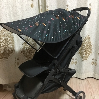 Copertină cu LED-uri, copertină pentru cărucior de bebeluși, copertină pentru gadgeturi, acoperire solară