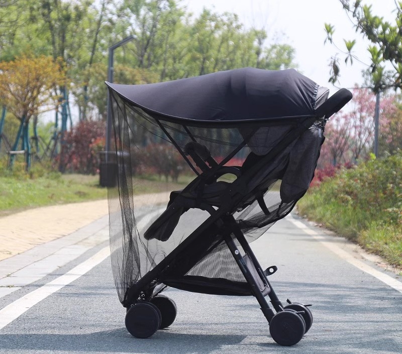 Copertină cu LED-uri, copertină pentru cărucior de bebeluși, copertină pentru gadgeturi, acoperire solară