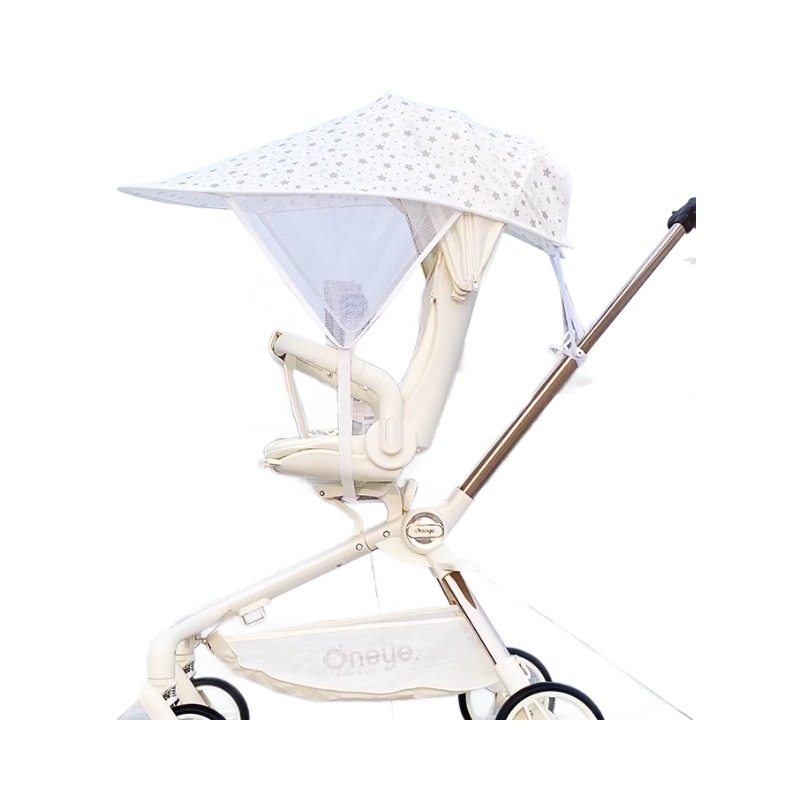 Copertină cu LED-uri, copertină pentru cărucior de bebeluși, copertină pentru gadgeturi, acoperire solară