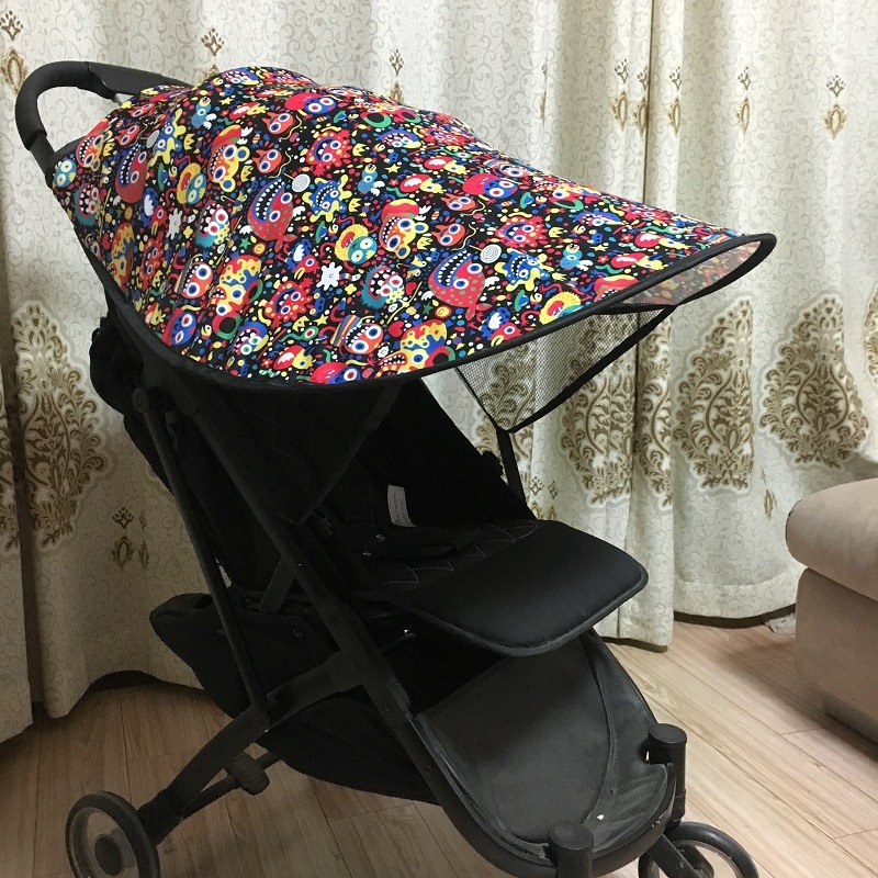 Copertină cu LED-uri, copertină pentru cărucior de bebeluși, copertină pentru gadgeturi, acoperire solară