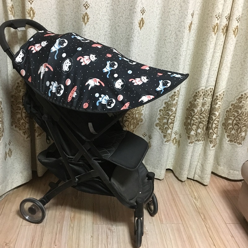 Copertină cu LED-uri, copertină pentru cărucior de bebeluși, copertină pentru gadgeturi, acoperire solară