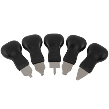 Majapidamises kasutatavad kellaparandustööriistad, kellakorpuse eemaldaja, kellaparandustööriistad, kellatarvikud, 5-osaline komplekt