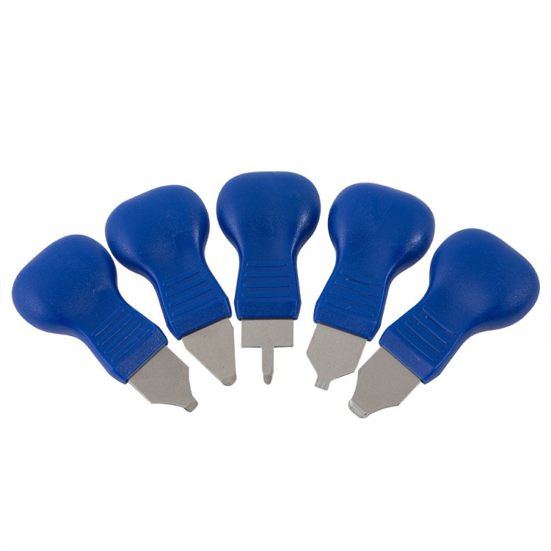 Majapidamises kasutatavad kellaparandustööriistad, kellakorpuse eemaldaja, kellaparandustööriistad, kellatarvikud, 5-osaline komplekt