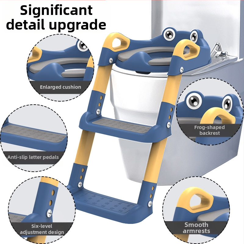 Detská toaleta Schodisko Pomocný artefakt pre chlapcov a dievčatá Nastaviteľná schodová detská toaleta