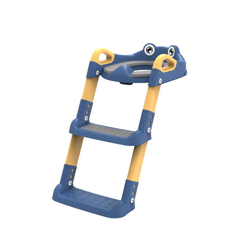 Bērnu tualetes kāpņu telpa Tualetes palīgelements zēniem un meitenēm Regulējama pakāpienveida bērnu tualete