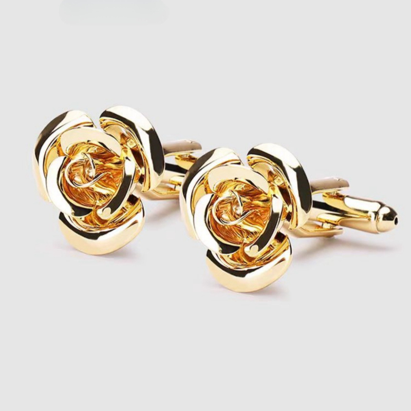 Aukštos kokybės rožinės prancūziškos sąsagos, kostiumas, sandėlyje, rožės formos kostiumas, marškiniai, vestuvinės sąsagos, veidrodinis apykaklės segtukas, gėlė