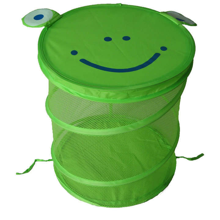 Suur koomiksiga määrdunud riiete pesuvõre hingav kokkupandav lameda kaanega hoiukorv pesukorvi hulgimüük