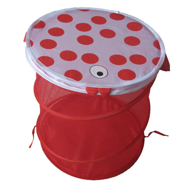 Suur koomiksiga määrdunud riiete pesuvõre hingav kokkupandav lameda kaanega hoiukorv pesukorvi hulgimüük