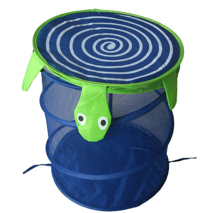 Suur koomiksiga määrdunud riiete pesuvõre hingav kokkupandav lameda kaanega hoiukorv pesukorvi hulgimüük