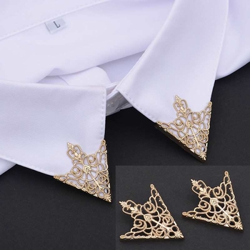Eleganta korejiešu stila retro doba metāla vīriešu un sieviešu apkakles sprādzes krekla apkakles klipsis kleitas apkakles apkakles adatas krekla apkakles sprādze