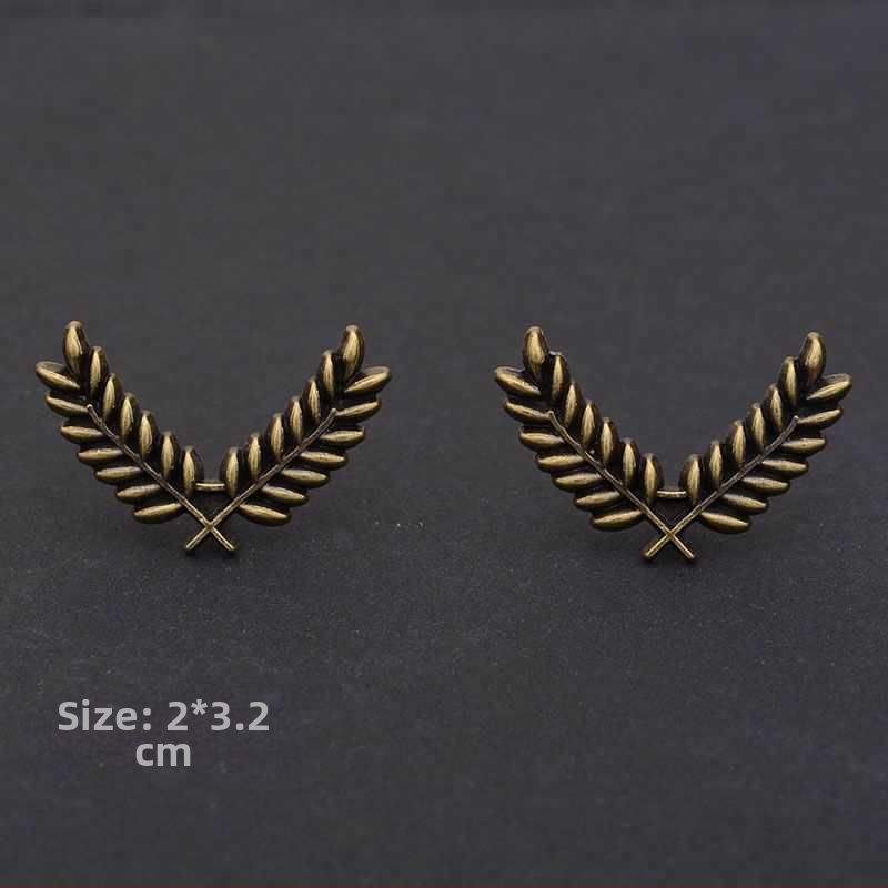 Eleganta korejiešu stila retro doba metāla vīriešu un sieviešu apkakles sprādzes krekla apkakles klipsis kleitas apkakles apkakles adatas krekla apkakles sprādze