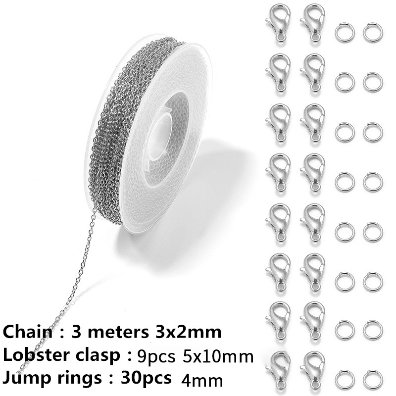 Piiriülene Amazoni lameda pressiga O-ketiga värvi säilitav kattega ristketi isetehtud rangluuketiga käevõru hulgimüük