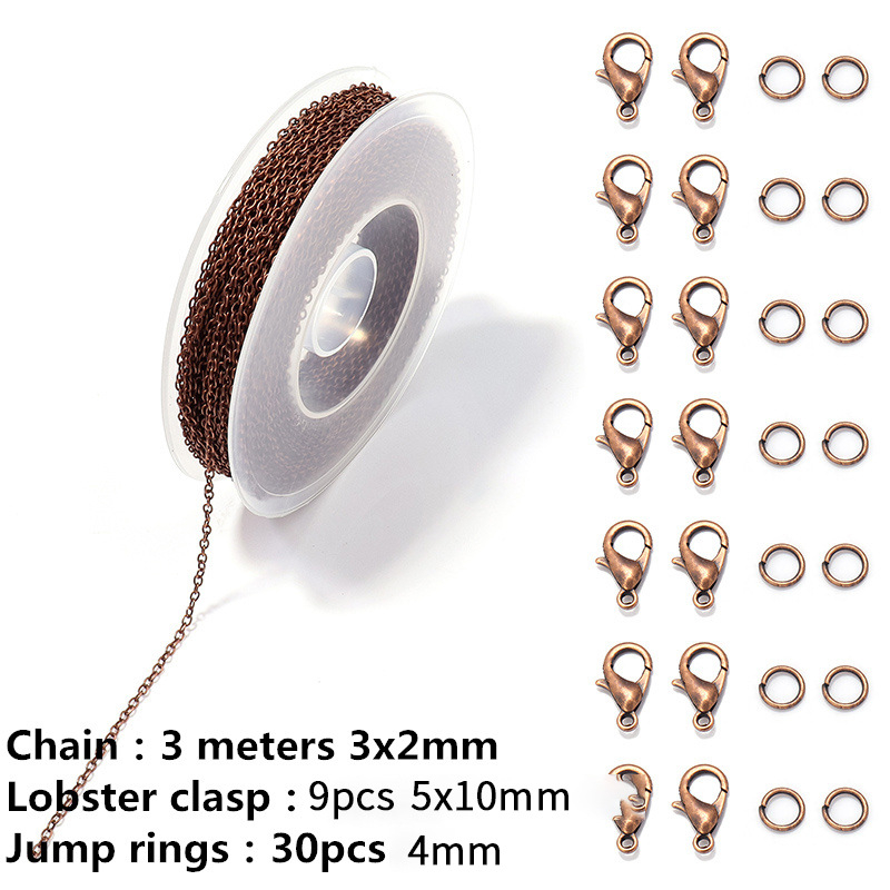 Piiriülene Amazoni lameda pressiga O-ketiga värvi säilitav kattega ristketi isetehtud rangluuketiga käevõru hulgimüük