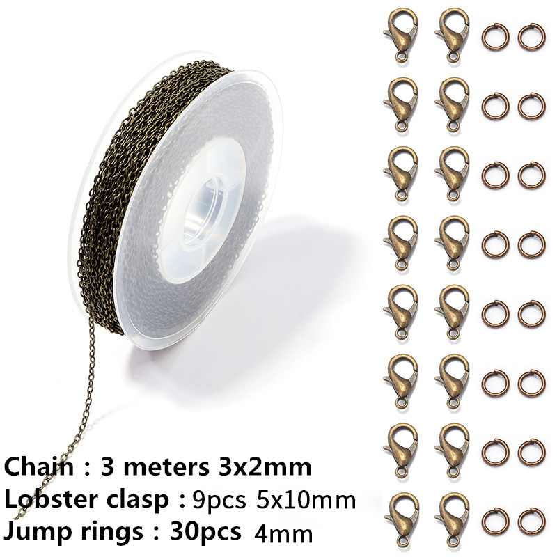 Piiriülene Amazoni lameda pressiga O-ketiga värvi säilitav kattega ristketi isetehtud rangluuketiga käevõru hulgimüük