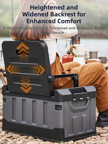 Кутия за съхранение на кола, багажник на кола, сгъваема кутия за съхранение на открито, основни консумативи в колата, горещ продукт през граница