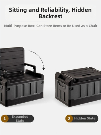 Uzglabāšanas kaste automašīnas bagāžniekam automašīnas āra kempingam saliekama uzglabāšanas kaste svarīgākie piederumi automašīnā pārrobežu karsts produkts