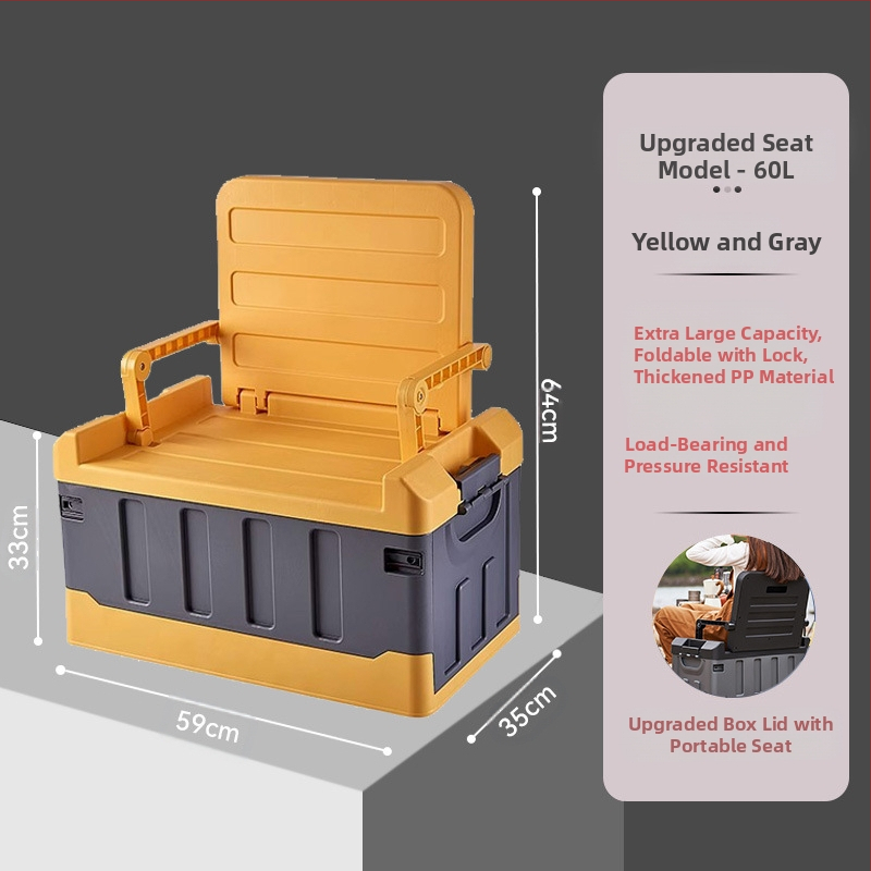 Uzglabāšanas kaste automašīnas bagāžniekam automašīnas āra kempingam saliekama uzglabāšanas kaste svarīgākie piederumi automašīnā pārrobežu karsts produkts