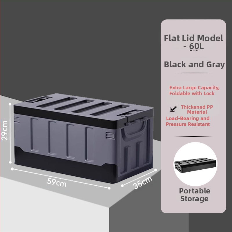 Uzglabāšanas kaste automašīnas bagāžniekam automašīnas āra kempingam saliekama uzglabāšanas kaste svarīgākie piederumi automašīnā pārrobežu karsts produkts