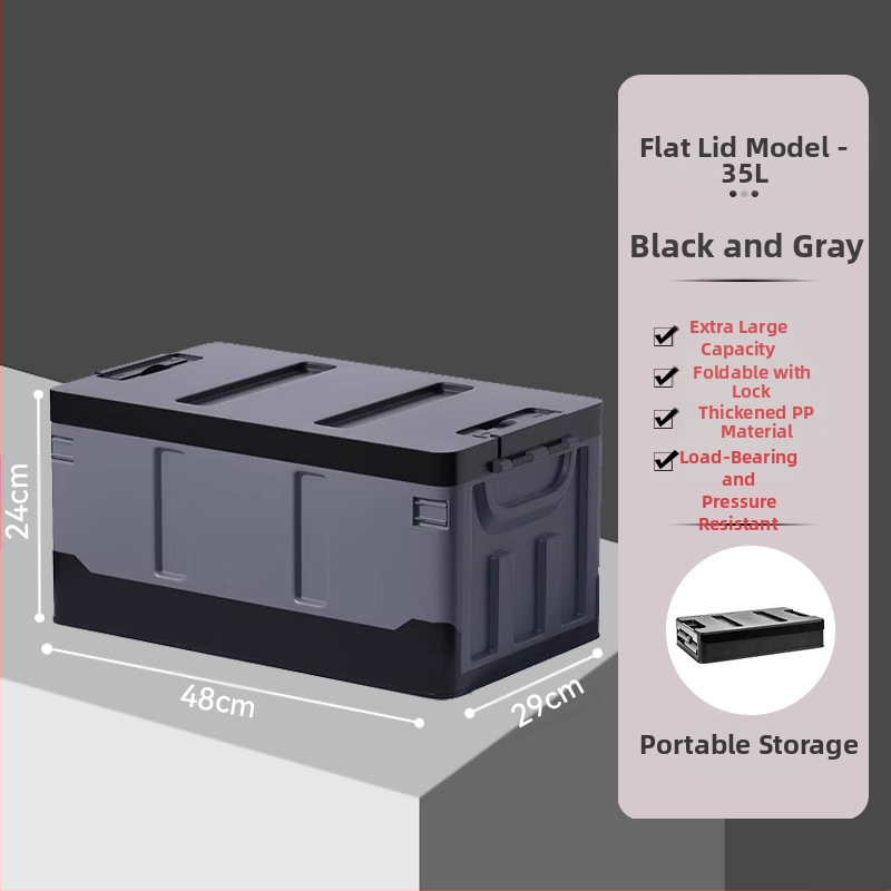 Uzglabāšanas kaste automašīnas bagāžniekam automašīnas āra kempingam saliekama uzglabāšanas kaste svarīgākie piederumi automašīnā pārrobežu karsts produkts