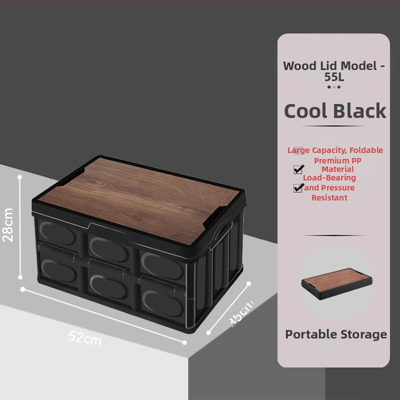 Uzglabāšanas kaste automašīnas bagāžniekam automašīnas āra kempingam saliekama uzglabāšanas kaste svarīgākie piederumi automašīnā pārrobežu karsts produkts