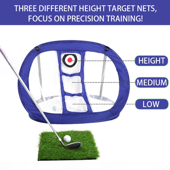 Δίχτυ εξάσκησης γκολφ απευθείας πωλήσεων εργοστασίου, δίχτυ κοπής, τετράγωνο δίχτυ εξάσκησης, σετ μίνι χαλιών χτυπήματος