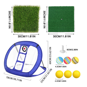 Δίχτυ εξάσκησης γκολφ απευθείας πωλήσεων εργοστασίου, δίχτυ κοπής, τετράγωνο δίχτυ εξάσκησης, σετ μίνι χαλιών χτυπήματος