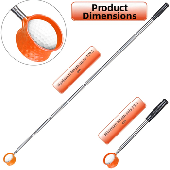 Νέα προμήθεια γηπέδου γκολφ για φορητή κεραία από ανοξείδωτο χάλυβα με κεφαλή trapper γκολφ A