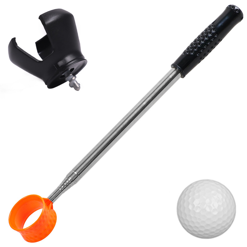 Novi golf trapper, prijenosni antenski štap od nehrđajućeg čelika s glavom, pribor za golf terene