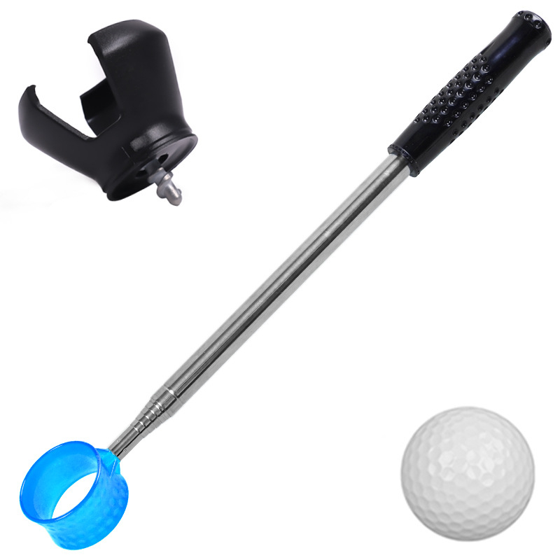 Novi golf trapper, prijenosni antenski štap od nehrđajućeg čelika s glavom, pribor za golf terene