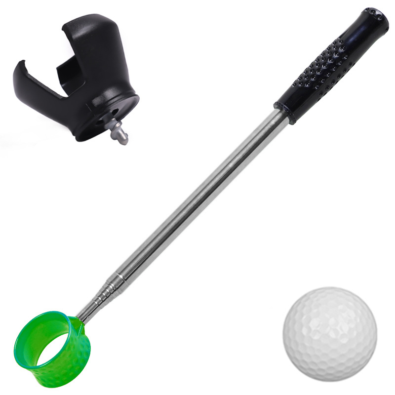 Novi golf trapper, prijenosni antenski štap od nehrđajućeg čelika s glavom, pribor za golf terene