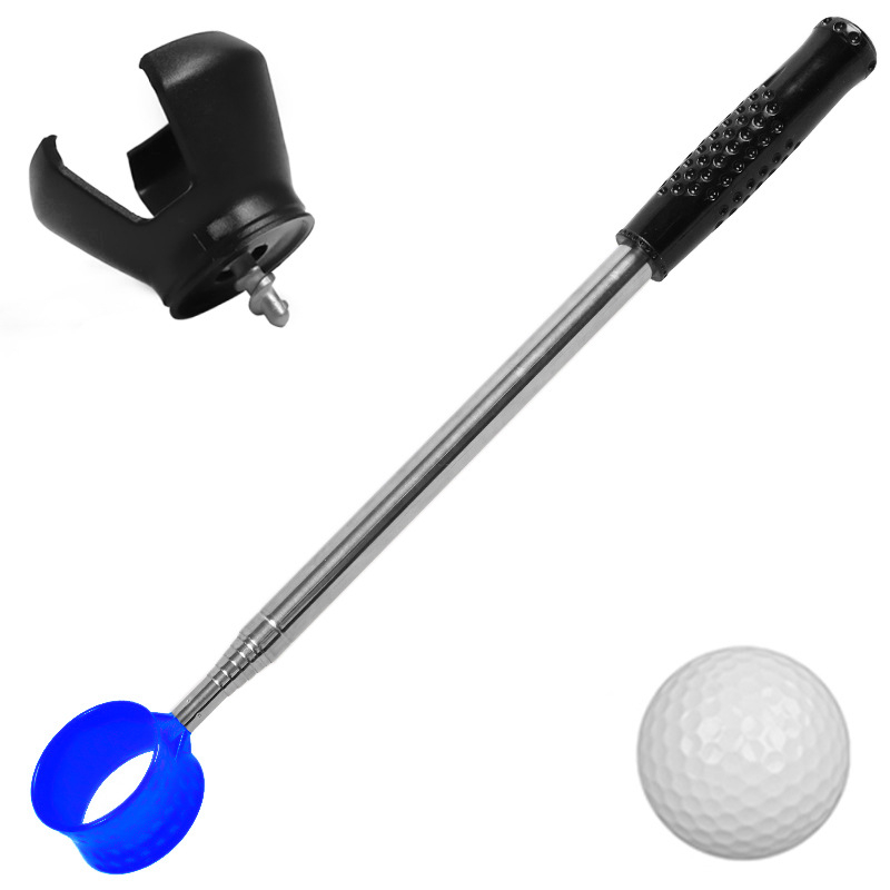 Novi golf trapper, prijenosni antenski štap od nehrđajućeg čelika s glavom, pribor za golf terene