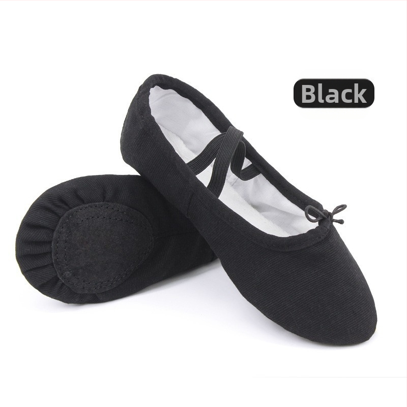 Atzīmes pārbaudes deju apavi pieaugušajiem bērniem vīriešu un sieviešu baleta apavi ar mīkstu zoli un bez ādas purngalu deju apavi vingrošanai jogai