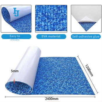 2400 * 900 * 5 mm EVA libisemisvastane matt kalalaevale, kõrge temperatuurikindel löögisummutus, EVA libisemisvastane matt elektrilisele surfilauale