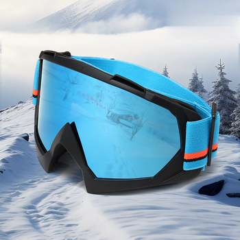 Nauji, tarpvalstybiniai, tikrais filmais patobulinti slidinėjimo akiniai su apsauga nuo rasojimo, alpinizmo veidrodinė dėžutė, lauko sportiniai jojimo akiniai 3056