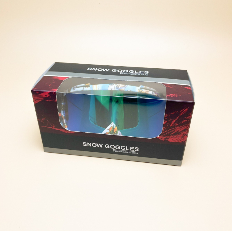 Nauji, tarpvalstybiniai, tikrais filmais patobulinti slidinėjimo akiniai su apsauga nuo rasojimo, alpinizmo veidrodinė dėžutė, lauko sportiniai jojimo akiniai 3056