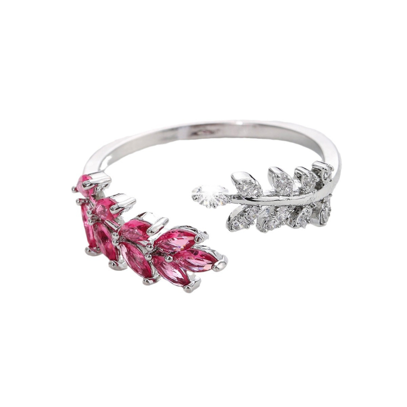 Vânzare fierbinte, modă simplă, creativă, cu frunză de grâu, design rafinat, lumină, lux zilnic, versatil, casual, inel deschis