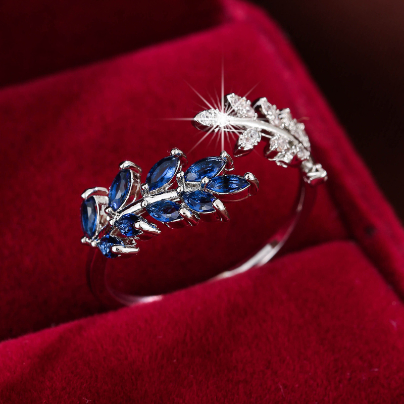 Vânzare fierbinte, modă simplă, creativă, cu frunză de grâu, design rafinat, lumină, lux zilnic, versatil, casual, inel deschis