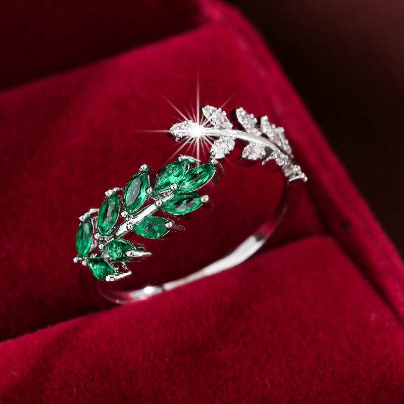 Vânzare fierbinte, modă simplă, creativă, cu frunză de grâu, design rafinat, lumină, lux zilnic, versatil, casual, inel deschis