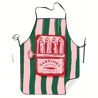 Új ujjatlan népszerű vízálló kötény 3D nyomtatott lerakódásgátló vízálló kötény munkaruhák export nagykereskedelem