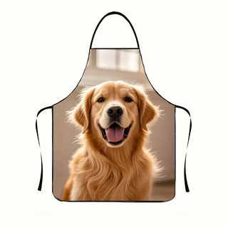 Új ujjatlan népszerű vízálló kötény 3D nyomtatott lerakódásgátló vízálló kötény munkaruhák export nagykereskedelem