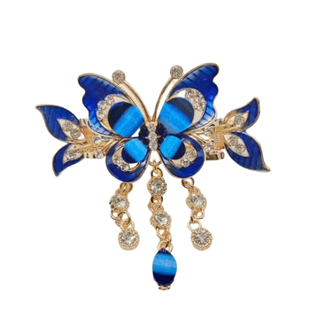 Kopča za kosu s dopaminskim leptirom u korejskom stilu, drevna kopča s resicama i rakom, nova elegantna ukosnica za kosu, kopča za kosu koja se uklapa u sve stilove