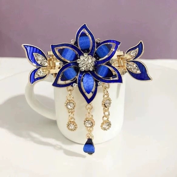 Kopča za kosu s dopaminskim leptirom u korejskom stilu, drevna kopča s resicama i rakom, nova elegantna ukosnica za kosu, kopča za kosu koja se uklapa u sve stilove