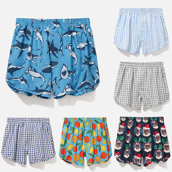 Vaikiškos bokserinės trumpikės, berniukų šortai namams, vidutinio ir didelio dydžio vaikams, 12–15 metų paaugliams, „Arrow Pants“ apatiniai