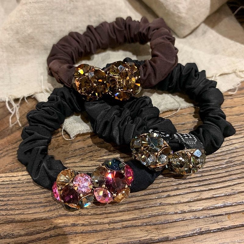 Korėjietiško stiliaus naujas, blizgus deimantinis peteliškės formos galvos virvelė, aukštos kokybės mergaitiška, elegantiška plaukų virvelė, lengvas, prabangus, karšto kamuoliuko plaukų žiedas