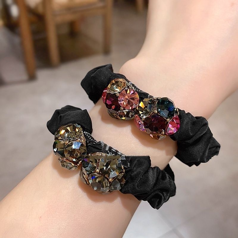 Korėjietiško stiliaus naujas, blizgus deimantinis peteliškės formos galvos virvelė, aukštos kokybės mergaitiška, elegantiška plaukų virvelė, lengvas, prabangus, karšto kamuoliuko plaukų žiedas