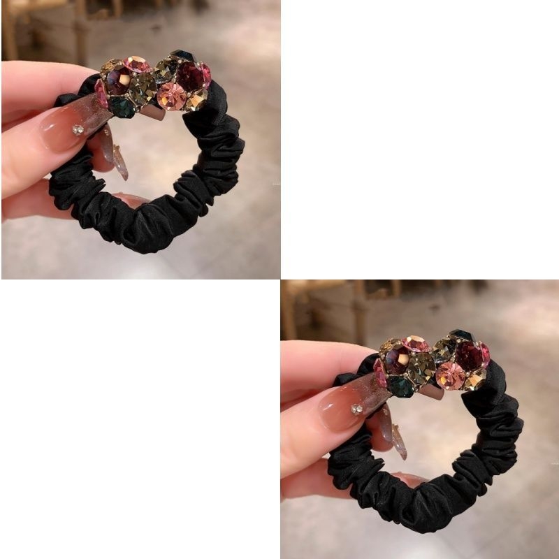 Korėjietiško stiliaus naujas, blizgus deimantinis peteliškės formos galvos virvelė, aukštos kokybės mergaitiška, elegantiška plaukų virvelė, lengvas, prabangus, karšto kamuoliuko plaukų žiedas